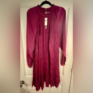 Anthropology, dress, pink short dress